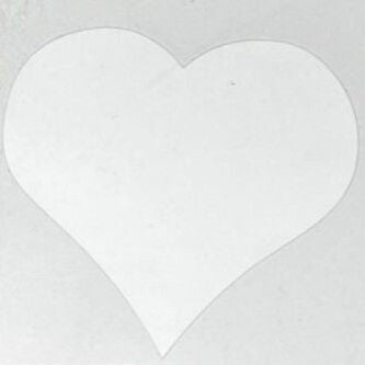 Refill 10 adesivi a cuore